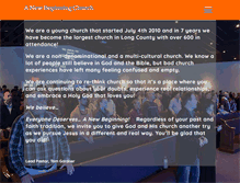 Tablet Screenshot of anewbeginningchurch.com